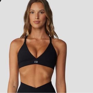 Crop shop boutique sports bra